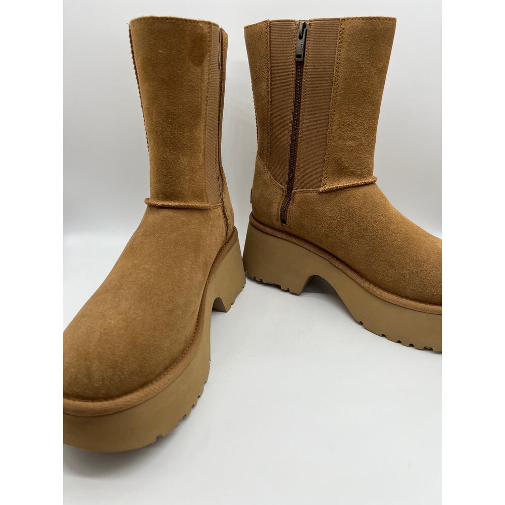 UGG Classic Twin Seam New Heights Boot Chestnut 1158313 Women's Size 11 - Picture 6 of 12